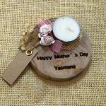 كوستر خشب طبيعي